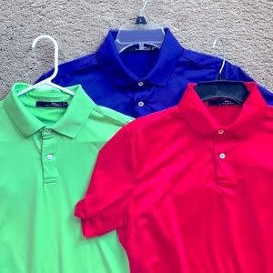 3 Ralph Lauren RLX Performance Polos